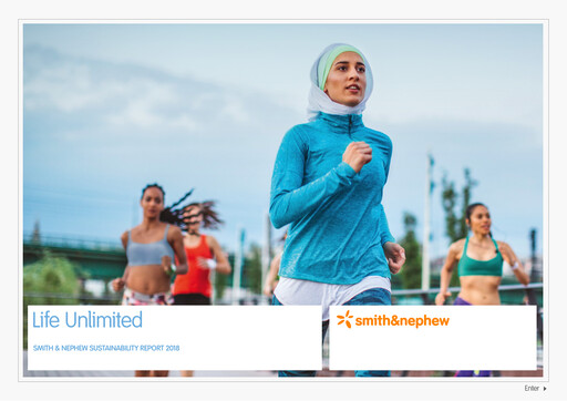 Thumbnail Smith & Nephew
 Sustainability Report 2018