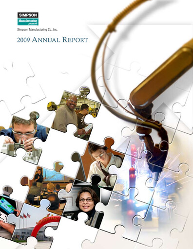 Thumbnail Simpson Manufacturing Company
 Annual Report 2009