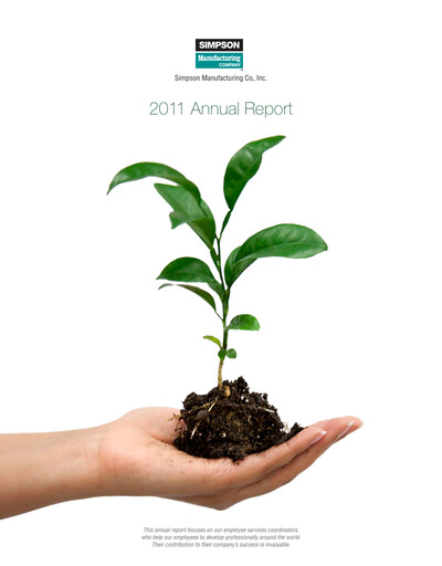 Thumbnail Simpson Manufacturing Company
 Annual Report 2011