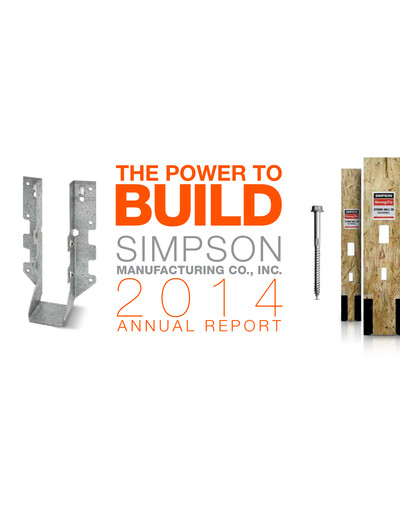 Thumbnail Simpson Manufacturing Company
 Annual Report 2014