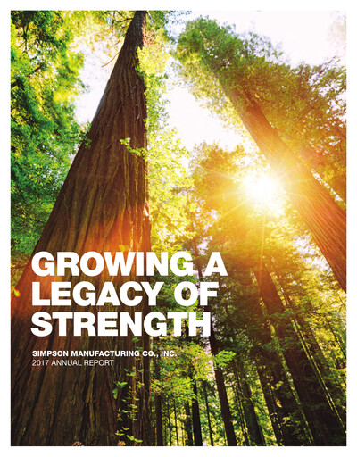 Thumbnail Simpson Manufacturing Company
 Annual Report 2017