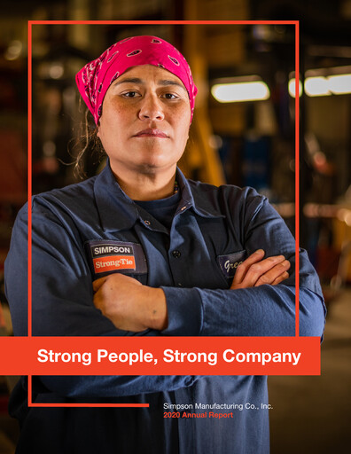 Thumbnail Simpson Manufacturing Company
 Annual Report 2020
