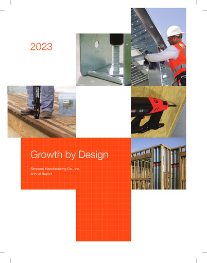 Thumbnail Simpson Manufacturing Company
 Annual Report 2023