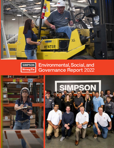Thumbnail Simpson Manufacturing Company
 ESG Report 2022