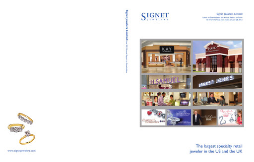 Miniature Signet Jewelers
 Rapport annuel fy2012