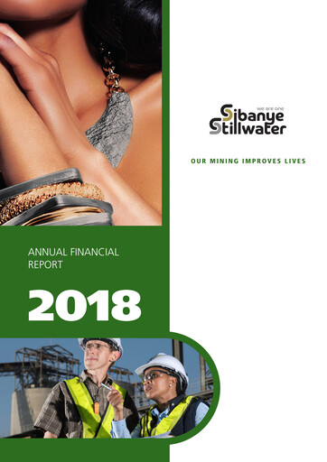 Thumbnail Sibanye-Stillwater
 Financial Report 2018