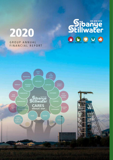 Thumbnail Sibanye-Stillwater
 Financial Report 2020
