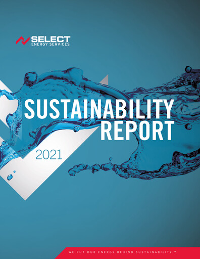 Thumbnail Select Water Solutions Sustainability Report 2021