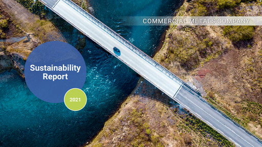 Thumbnail Commercial Metals Company Sustainability Report 2021