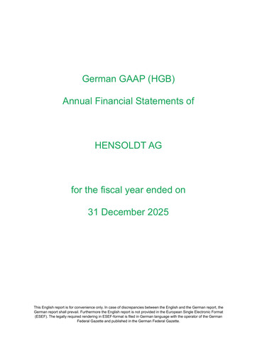 Thumbnail Hensoldt Financial Statement 2025