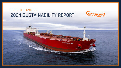 Thumbnail Scorpio Tankers
 Sustainability Report 2024
