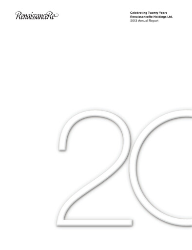 Thumbnail RenaissanceRe
 Annual Report 2013