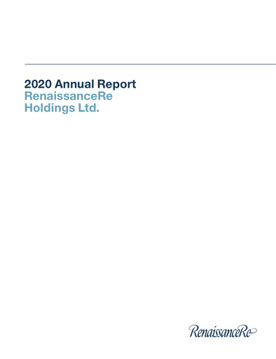 Thumbnail RenaissanceRe
 Annual Report 2020