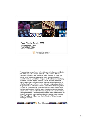 Thumbnail RELX Financial Report 2009