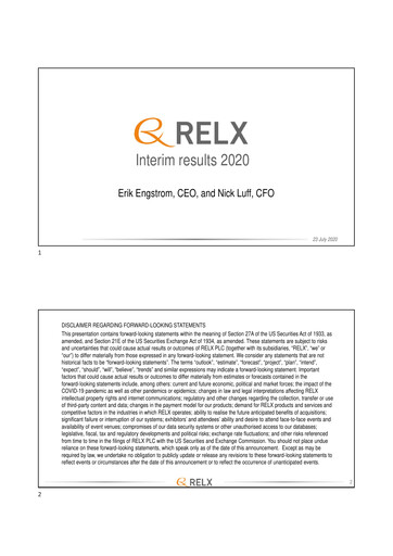 Thumbnail RELX Half-year Report 2020