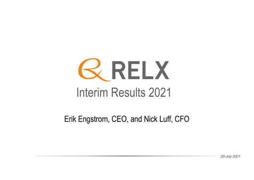 Thumbnail RELX Half-year Report 2021