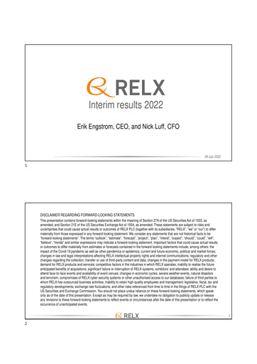 Thumbnail RELX Half-year Report 2022