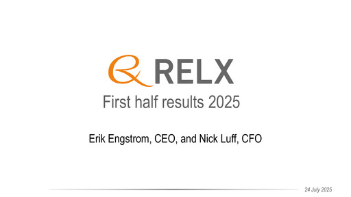 Thumbnail RELX Half-year Report 2025