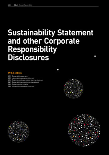 Thumbnail RELX Sustainability Report 2024