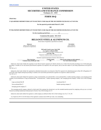 Thumbnail Reliance


 Quarterly Report 2019-q1