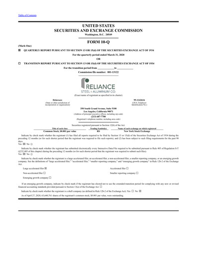 Thumbnail Reliance


 Quarterly Report 2020-q1