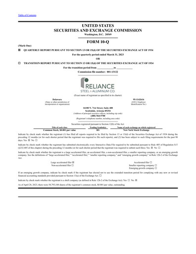 Thumbnail Reliance


 Quarterly Report 2023-q1