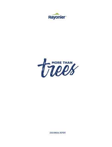 Thumbnail Rayonier Annual Report 2018