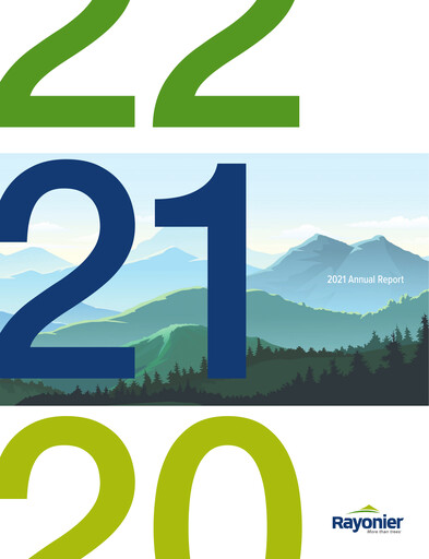 Thumbnail Rayonier Annual Report 2021