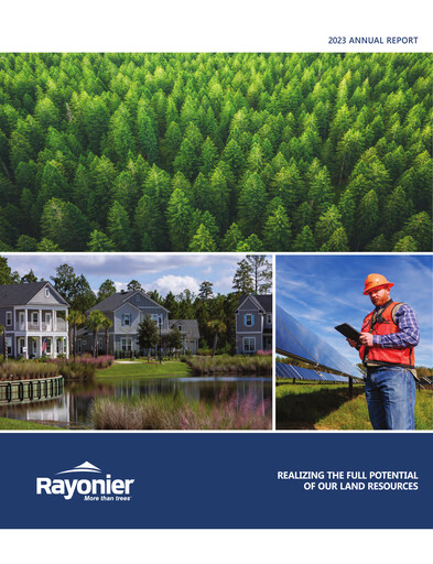 Thumbnail Rayonier Annual Report 2023
