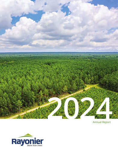 Thumbnail Rayonier Annual Report 2024