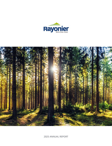 Thumbnail Rayonier Annual Report 2025