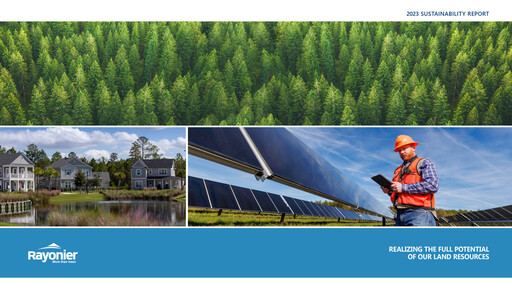 Thumbnail Rayonier Sustainability Report 2023