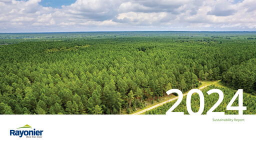 Thumbnail Rayonier Sustainability Report 2024