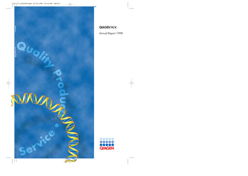 Thumbnail Qiagen  Annual Report 1998