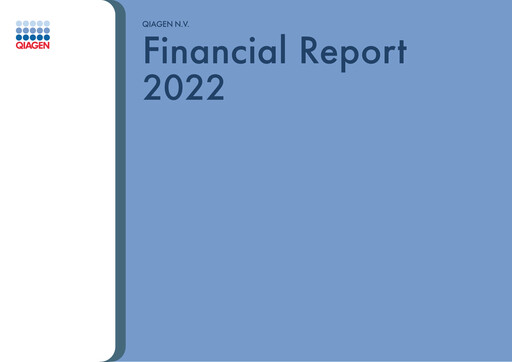 Thumbnail Qiagen  Annual Report 2022