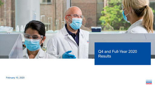 Miniature Qiagen  Bilan financier 2020