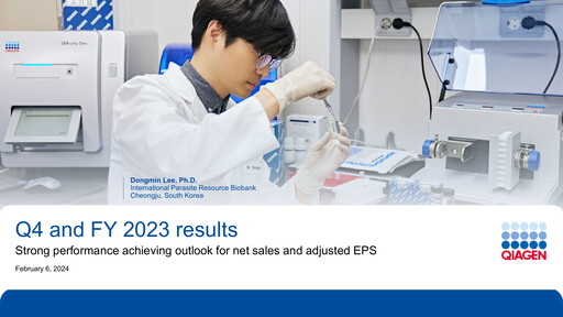 Miniature Qiagen  Bilan financier 2023