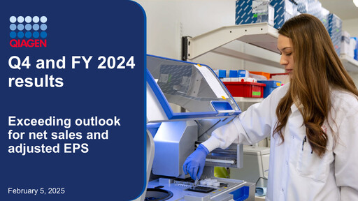 Miniature Qiagen  Bilan financier 2024