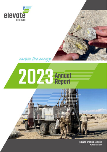 Thumbnail Elevate Uranium Annual Report 2023