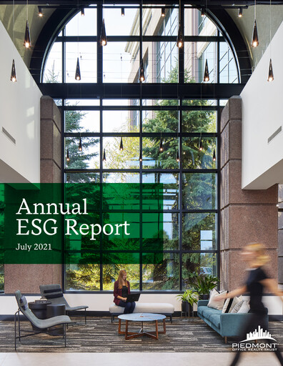 Thumbnail Piedmont Realty Trust ESG Report 2020