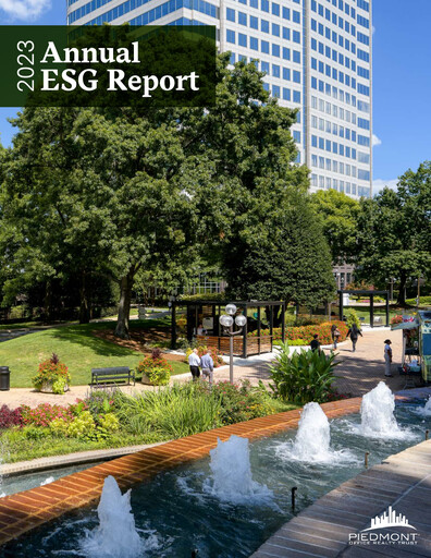 Thumbnail Piedmont Realty Trust ESG Report 2023