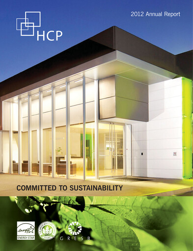 Thumbnail Healthpeak Properties
 Annual Report 2012