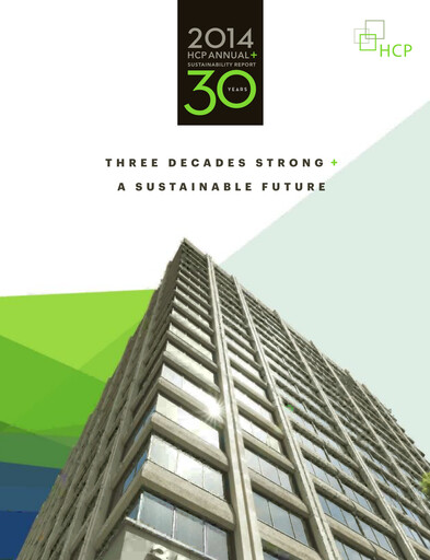 Thumbnail Healthpeak Properties
 Annual Report 2014