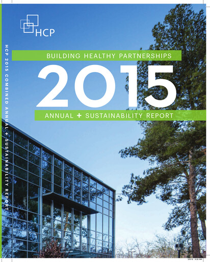 Thumbnail Healthpeak Properties
 Annual Report 2015