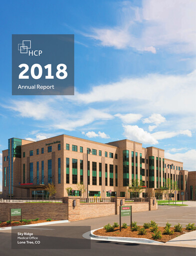 Thumbnail Healthpeak Properties
 Annual Report 2018