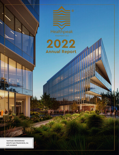 Thumbnail Healthpeak Properties
 Annual Report 2022