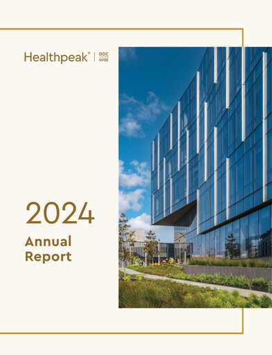 Thumbnail Healthpeak Properties
 Annual Report 2024