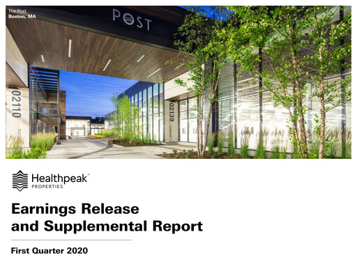 Thumbnail Healthpeak Properties
 Quarterly Report 2020-q1