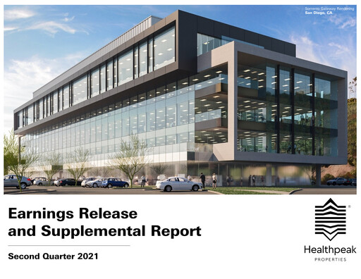 Thumbnail Healthpeak Properties
 Quarterly Report 2021-q2