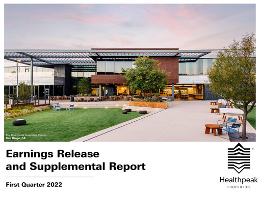 Thumbnail Healthpeak Properties
 Quarterly Report 2022-q1
